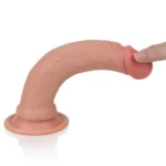 18 CM Çift Katmanlı Ultra Realistik ve Yumuşak Dokulu Anal Dildo Penis - Görsel 3
