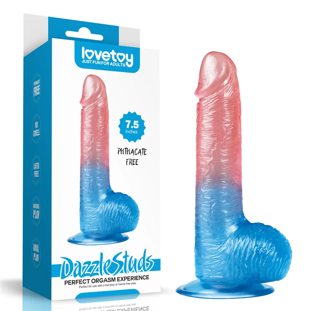 20 CM Anal Vajinal Kullanım Yumuşak Dokulu Jel Penis - Dazzle Studs - 1 20 CM Anal Vajinal Kullanım Yumuşak Dokulu Jel Penis - Dazzle Studs - Görsel 1