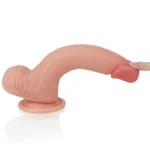 20 CM Yumuşak Dokulu Çift Katmanlı Platin Silikon Realistik Penis - Dual layered Platinum Silicone Cock - Görsel 3
