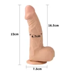 23 CM Realistik Penis - Real Extreme - Görsel 2