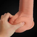 31 CM Yumuşak Dokulu Çift Katmanlı Realistik Penis - Dual Layered Platinum Silicone Cock - Görsel 3