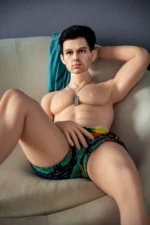 Adrian - Silicone Head Hair Transplant Evo Skeleton Sex Doll İskeletli Tam Boy Erkek Realistik Manken 160 CM - Görsel 3