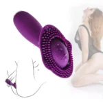 Şarjlı Isıtmalı Yoğun Vulva ve Göğüs Uyarıcı Tırtıklı Yeni Nesil Orgazm Masaj Vibratör - Görsel 3