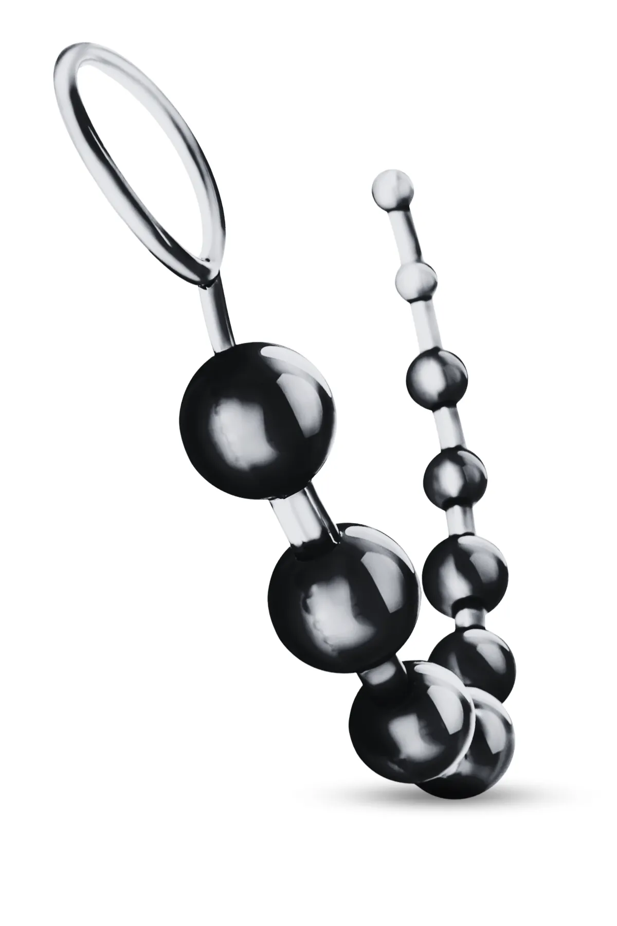 Anal Beads Pull Ring Tutma Halkalı Dereceli Toplar Silikon Siyah Anal Boncuk - 1 Anal Beads Pull Ring Tutma Halkalı Dereceli Toplar Silikon Siyah Anal Boncuk - Görsel 1