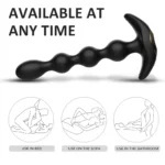 AUSTIN RCT Kablosuz Kumandalı 360° Bükülebilir Kıkırdaklı Anal Beads Vibratör - Görsel 5