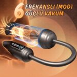 Automatic MXL1 - Ekstra Büyük Hazneli Yedek Başlıklı 6 Emiş Modlu Dijital Ekran Profesyonel Otomatik Penis Pompası - Görsel 6