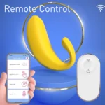 Banana App Telefon Kontrollü Şarjlı G Nokta ve Klitoris Uyarıcı 2 in 1 Giyilebilir Mini Vibratör - Görsel 4