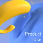 Banana App Telefon Kontrollü Şarjlı G Nokta ve Klitoris Uyarıcı 2 in 1 Giyilebilir Mini Vibratör - Görsel 5