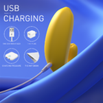 Banana App Telefon Kontrollü Şarjlı G Nokta ve Klitoris Uyarıcı 2 in 1 Giyilebilir Mini Vibratör - Görsel 6