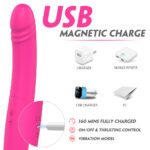 Barnett Şarjlı Otomatik İleri Geri Hareketli ve Titreşimli Strapless Çift Yönlü Yapay Penis Vibratör - Görsel 9