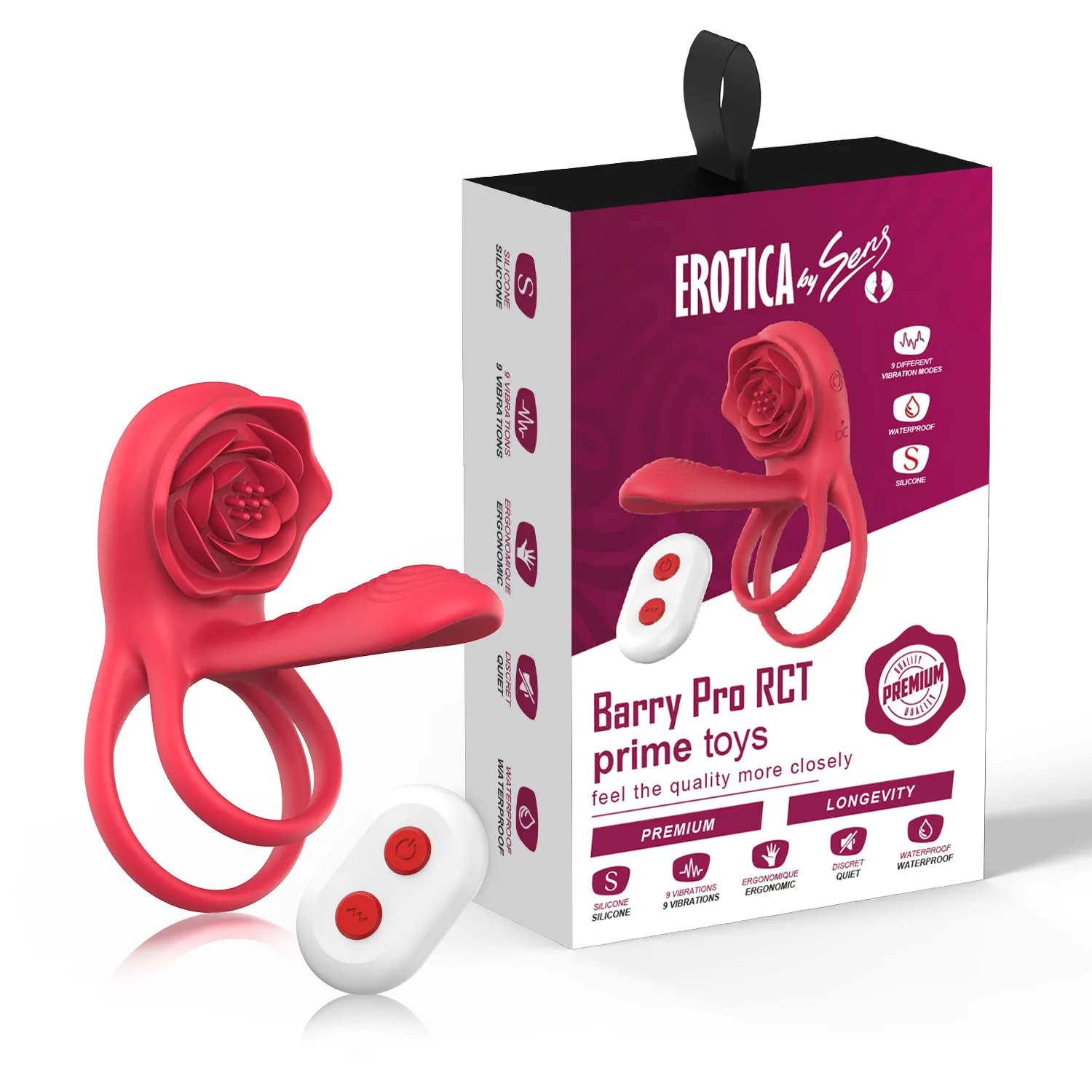 Barry Pro RCT - Şarjlı Uzaktan Kumandalı Çift Motorlu G Nokta Klitoris Uyarıcı Vibratör Titreşimli Testis ve Penis Halkası - 1 Barry Pro RCT - Şarjlı Uzaktan Kumandalı Çift Motorlu G Nokta Klitoris Uyarıcı Vibratör Titreşimli Testis ve Penis Halkası - Görsel 1