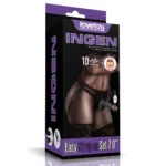 Belden Bağlamalı Titreşimli Ultra Yumuşak Gerçekçi Et Dokulu Realistik Zenci Vibratör Dildo - Görsel 5