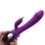 BRACE Tutma Halkalı G-Spot ve Klitoris Uyarıcı 2 in 1 Dildo Vibratör - Görsel 2
