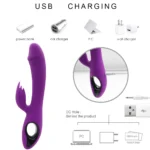 BRACE Tutma Halkalı G-Spot ve Klitoris Uyarıcı 2 in 1 Dildo Vibratör - Görsel 4