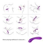 PRIME TOYS Brutal Manyetik Şarjlı G Nokta Uyarıcı Su Geçirmez Vibratör - Mor - Görsel 3