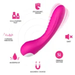 PRIME TOYS Brutal Manyetik Şarjlı G Nokta Uyarıcı Su Geçirmez Vibratör - Pembe - Görsel 4