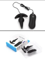 BULB PROBE Kumanda Kontrollü Güçlü Titreşimli Anal Plug Vibratör - Siyah - Görsel 2