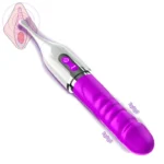 CA - Şarjlı Yeni Nesil Ultra Güçlü Titreşimli Klitoris Uyarıcı Çift Taraflı Kullanılabilir G-Spot 2 in 1 Yapay Penis Vibratör - Görsel 2