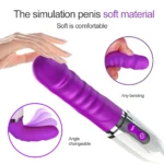CA - Şarjlı Yeni Nesil Ultra Güçlü Titreşimli Klitoris Uyarıcı Çift Taraflı Kullanılabilir G-Spot 2 in 1 Yapay Penis Vibratör - Görsel 3