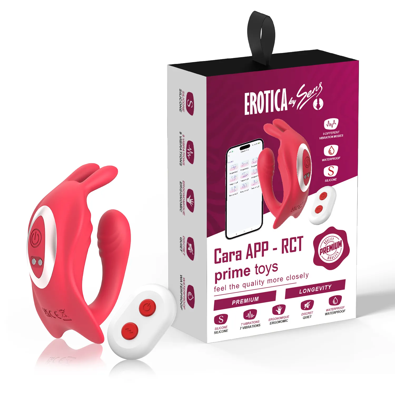 Cara APP RCT - Şarjlı Kumanda Ve Telefon Kontrollü Çift Motorlu G Spot ve Klitoris Uyarıcı Giyilebilir Couple Vibratör - 1 Cara APP RCT - Şarjlı Kumanda Ve Telefon Kontrollü Çift Motorlu G Spot ve Klitoris Uyarıcı Giyilebilir Couple Vibratör - Görsel 1