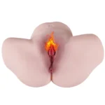Carol - Anal Vajina Çift Girişli Titreşimli Isıtmalı Realistik Kalça Suni Vajina Mastürbatör 6.6 KG