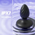 CHICK Güçlü Vantuzlu Spiral Tasarım Silikon Anal Plug - Görsel 4