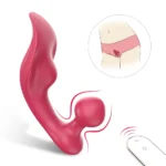 CHOMPTER RCT Kablosuz Kumandalı Lay On Anal Vajinal Uyarıcı Giyilebilir 2 in 1 Vibratör