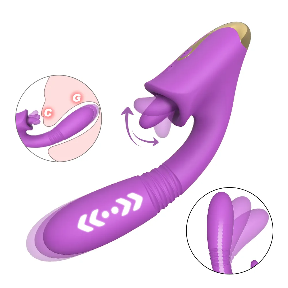 Condice Şarjlı G Nokta Uyarıcı İleri Geri Hareketli ve Klitoris Uyarıcı Dil Hareketli 2 in 1 Vibratör - 1 Condice Şarjlı G Nokta Uyarıcı İleri Geri Hareketli ve Klitoris Uyarıcı Dil Hareketli 2 in 1 Vibratör - Görsel 1