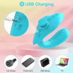 CROWN MULTIPLE Çıkarılabilir Dildo ve Giyilebilir Strapless Strap On Vibratör Dildo - Görsel 4