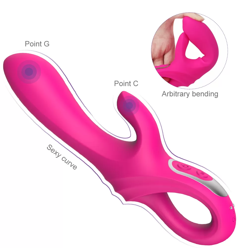 DAGGERS Çift Katmanlı Bükülebilir Su Geçirmez Klitoris ve G-Spot Uyarıcı Vibratör - 1 DAGGERS Çift Katmanlı Bükülebilir Su Geçirmez Klitoris ve G-Spot Uyarıcı Vibratör - Görsel 1