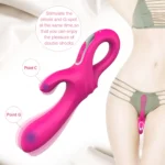 DAGGERS Çift Katmanlı Bükülebilir Su Geçirmez Klitoris ve G-Spot Uyarıcı Vibratör - Görsel 3