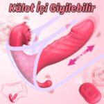 Darla APP RCT - Şarjlı Kumanda Ve Telefon Kontrollü İleri Geri Hareketli Anal Vajina Klitoris Uyarıcı 3 in 1 Giyilebilir Vibratör - Görsel 3