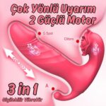 Darla APP RCT - Şarjlı Kumanda Ve Telefon Kontrollü İleri Geri Hareketli Anal Vajina Klitoris Uyarıcı 3 in 1 Giyilebilir Vibratör - Görsel 4