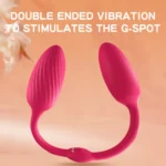 Double Ended Şarjlı Yumuşak Esnek Çift Taraflı G Nokta Klitoris Uyarıcı 2 in 1 Çift Vibratörü - Görsel 4