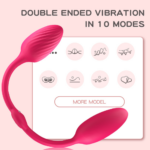 Double Ended Şarjlı Yumuşak Esnek Çift Taraflı G Nokta Klitoris Uyarıcı 2 in 1 Çift Vibratörü - Görsel 7