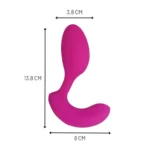 DUAL TEASER Kablosuz Kumandalı Elektro Şok Titreşimli G-Spot Uyarıcı Giyilebilir 2 in 1 Vibratör - Görsel 5