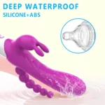 EDEN Şarjlı Anal Boncuklu 3 in 1 G Spot Üçlü Vibratör - Görsel 5