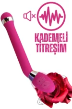 Eğik Yapıda Kademeli Güçlü Titreşimli Sessiz G Nokta Uyarıcı Anal Vibratör 19 CM - Görsel 2