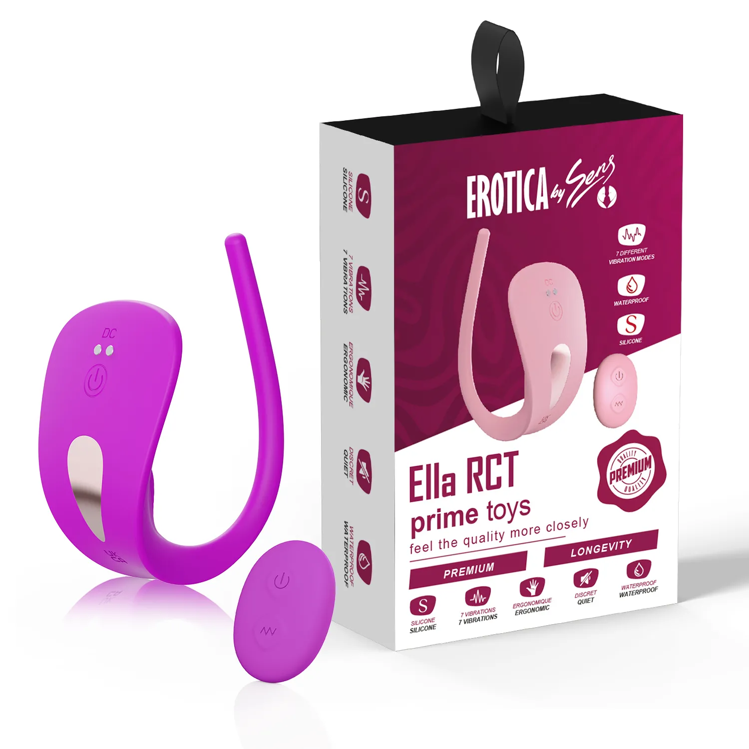 Ella RCT - Şarjlı Kablosuz Uzaktan Kumandalı Klitoris Uyarıcı Külot İçi Giyilebilir Sessiz Vibratör - 1 Ella RCT - Şarjlı Kablosuz Uzaktan Kumandalı Klitoris Uyarıcı Külot İçi Giyilebilir Sessiz Vibratör - Görsel 1