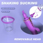 Esther Klitoris ve G-Spot Uyarıcı Emiş Güçlü Dil Simülasyon 4 in 1 Rabbit Vibratör - Görsel 3