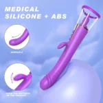 Esther Klitoris ve G-Spot Uyarıcı Emiş Güçlü Dil Simülasyon 4 in 1 Rabbit Vibratör - Görsel 5