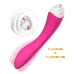 FAIRYLAND 9+9 Modlu Klitoris ve G-Spot Uyarıcı 2 in 1 Dil Vibratör - Pembe - Görsel 4