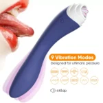 FAIRYLAND 9+9 Modlu Klitoris ve G-Spot Uyarıcı 2 in 1 Dil Vibratör - Saxe - Görsel 2