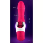FLIRT Dönebilen Dil Klitoris Uyarıcı ve G-Spot Uyarıcı 2 in 1 Vibratör - Görsel 5