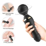 PRIME TOYS Freexa 360° Dönebilen Esnek Kafalı Magic Wand Massager Orgazm Masaj Vibratör - Görsel 2