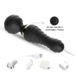 PRIME TOYS Freexa 360° Dönebilen Esnek Kafalı Magic Wand Massager Orgazm Masaj Vibratör - Görsel 5