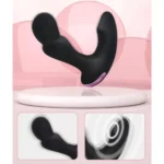 G-RIDER Uzaktan Kumandalı Unisex Kullanım Perine ve Prostat Uyarıcı 2 in 1 Masaj Vibratör - Görsel 3