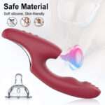 G10 - Şarjlı Akıllı Isıtmalı G-Spot ve Klitoris Emiş Uyarıcı Çift Motorlu Dalga Hareketli 2 in 1 Rabbit Vibratör - Görsel 6