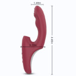 G10 - Şarjlı Akıllı Isıtmalı G-Spot ve Klitoris Emiş Uyarıcı Çift Motorlu Dalga Hareketli 2 in 1 Rabbit Vibratör - Görsel 8
