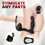 PRIME TOYS Gale Max 360° Rotasyonlu Perine ve Testis Uyarıcı Halkalı Prostat Masaj Vibratör - Görsel 3